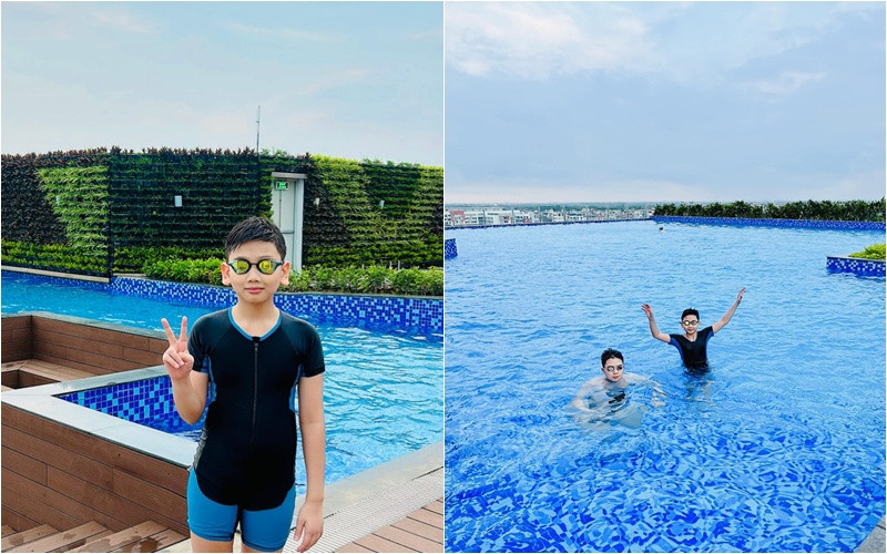 Nữ diễn viên miền Bắc có biệt thự 60 tỷ, mùa hè sung sướng trốn nóng trong bể bơi