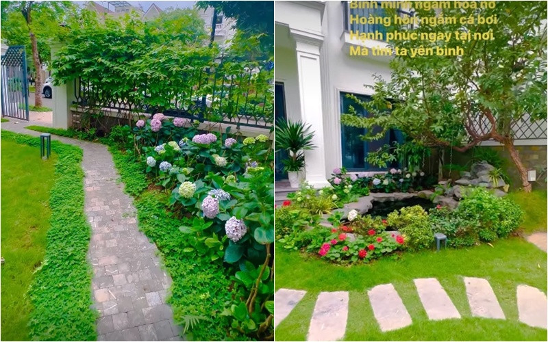 Nữ diễn viên miền Bắc có biệt thự 60 tỷ, mùa hè sung sướng trốn nóng trong bể bơi