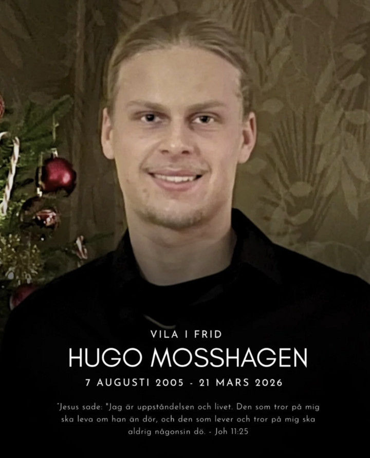 Cái chết của thủ môn trẻ tuổi Hugo Mosshagen đã gây chấn động khắp Thụy Điển. (Nguồn: GB News)