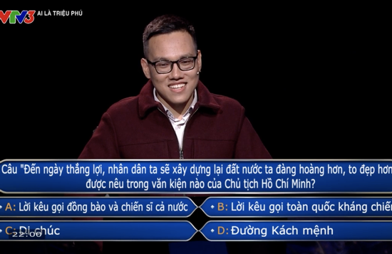 Câu hỏi số 15 trị giá 250 triệu tại Ai Là Triệu Phú 2026 là gì?