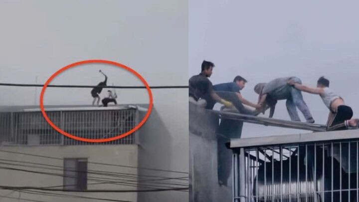 Dân mạng mong cơ quan chức năng sớm khen thưởng cho hành động nghĩa hiệp của hai người hùng. (Ảnh chụp màn hình)