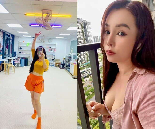 Bà nội U60 đi với con trai toàn bị