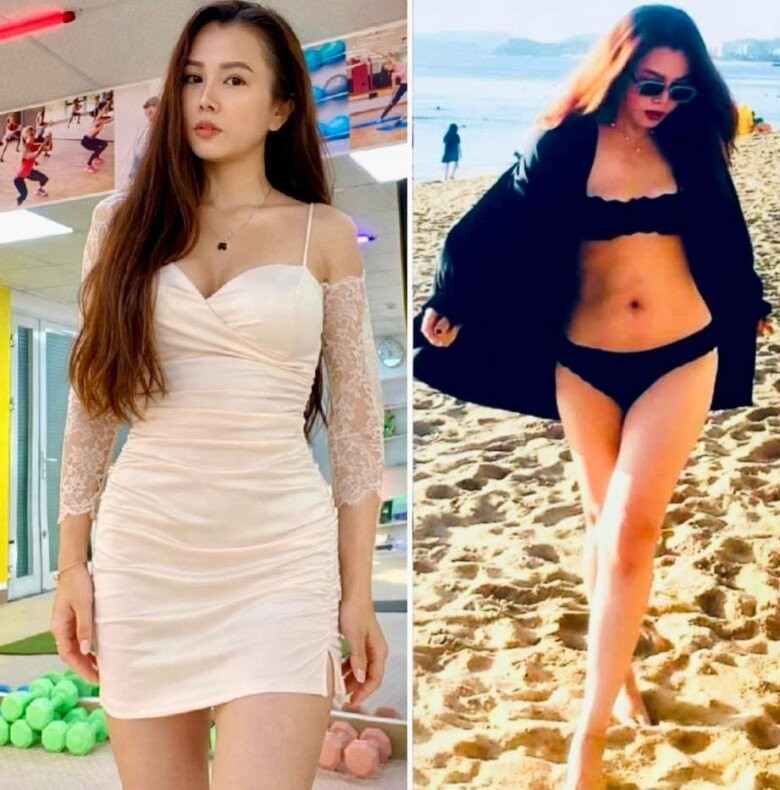 Bà nội U60 đi với con trai toàn bị