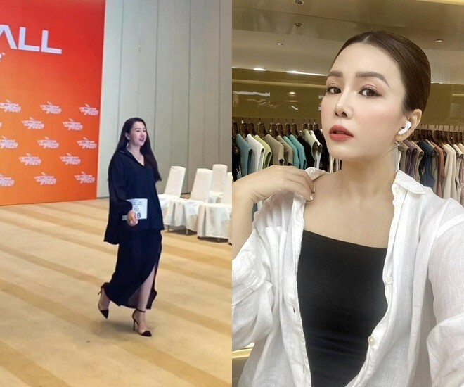 Bà nội U60 đi với con trai toàn bị