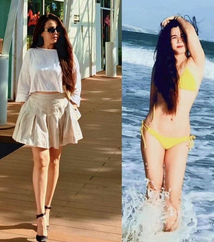 Bà nội U60 đi với con trai toàn bị