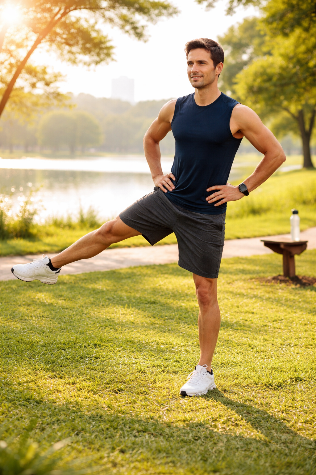 Bài tập đứng 7 phút giúp giảm mỡ vùng hông sau tuổi 45- Ảnh 4.