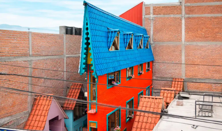 Ngôi nhà siêu mỏng thu hút du khách hiếu kỳ đến tham quan Peru.