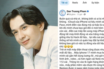Đan Trường mất sạch dữ liệu iPhone vì nhập sai mật khẩu nhiều lần: Cẩn thận với tính năng 