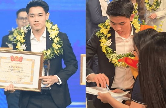 Đình Bắc diện vest bảnh bao đi nhận giải Gương mặt trẻ Việt Nam tiêu biểu, phát biểu gây chú ý