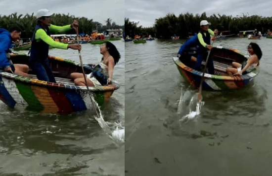 Khách Tây chấp nhận trả 200k để được xoay như chong chóng giữa bờ sông Việt