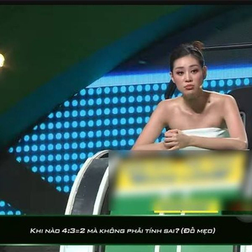 Câu đố 'Khi nào 4:3 = 2 không phải tính sai?' từng khiến một nàng Hậu 'căng não'