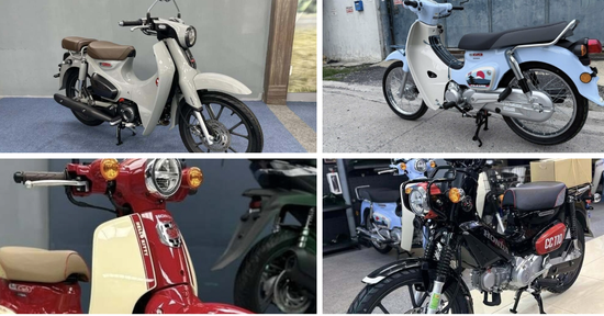 Nhiều mẫu Honda Cub nhập ngoại thiết kế độc, giá hơn trăm triệu vẫn hút khách