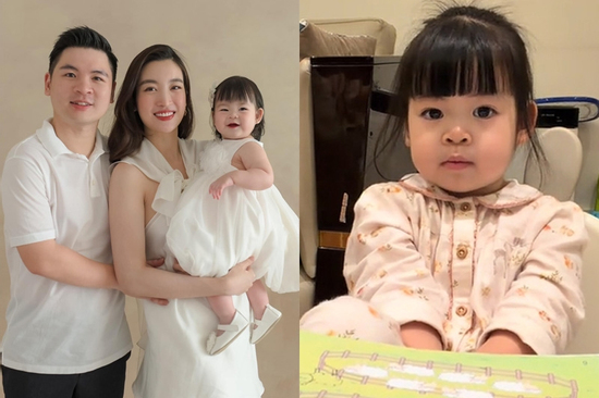 Dạy con gái học số, Đỗ Mỹ Linh hài hước: 'Kiểu này không học Harvard được rồi'