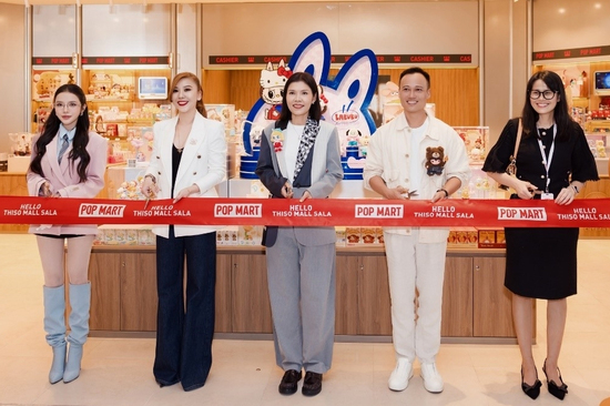 Khai trương cửa hàng đồ chơi nghệ thuật Pop Mart tại khu đô thị Sala, Thủ Đức