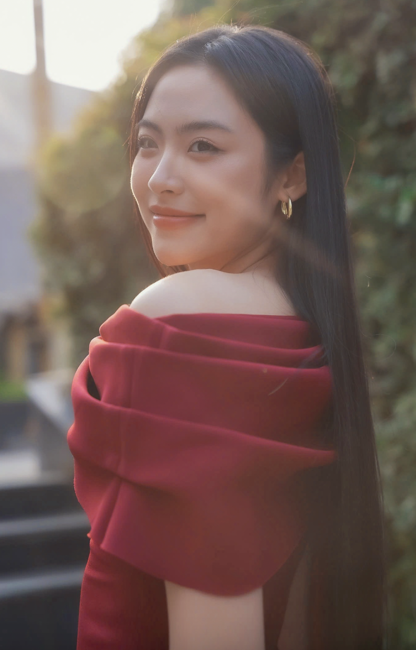 Á hậu quê Hải Phòng tăng 6kg, vóc dáng 'mình hạc xương mai' thay đổi thế nào? - Ảnh 4.