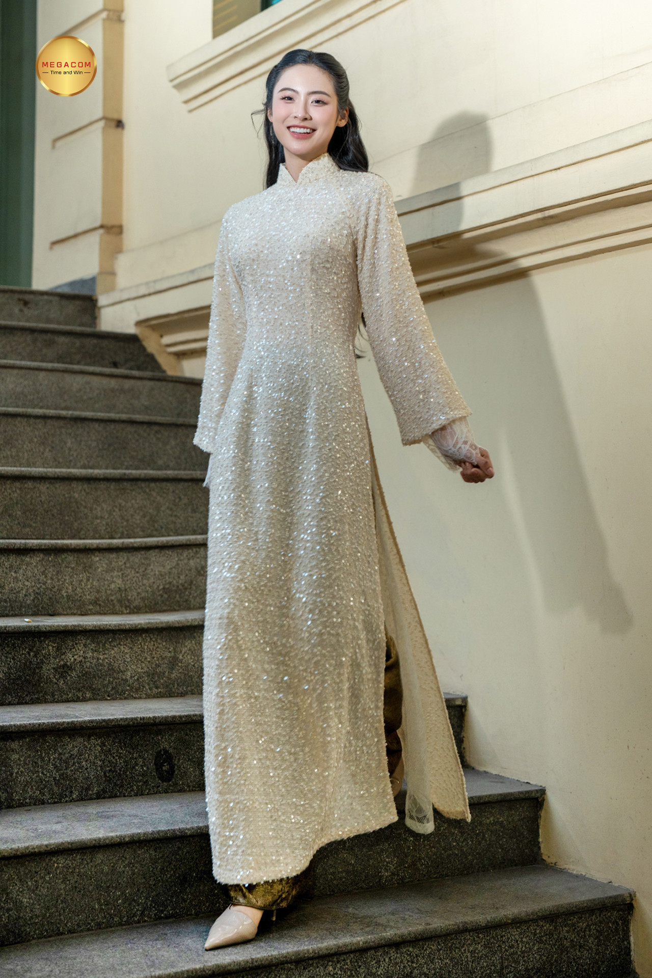 Á hậu quê Hải Phòng tăng 6kg, vóc dáng 'mình hạc xương mai' thay đổi thế nào? - Ảnh 12.