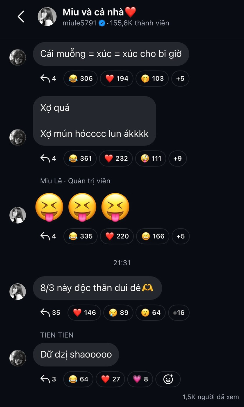 Ca sĩ Miu Lê thừa nhận