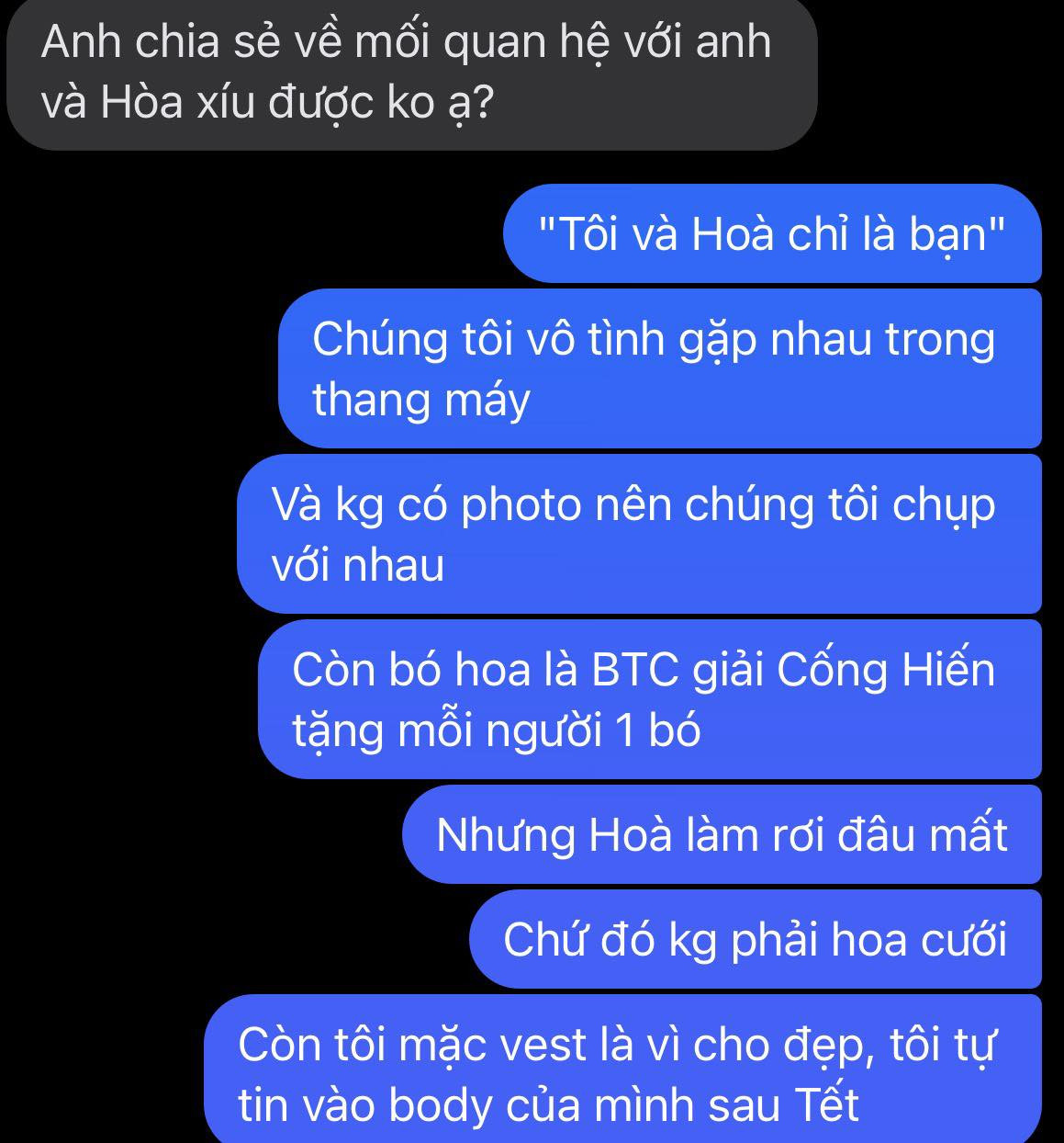 Hòa Minzy công khai bạn trai , phản ứng hài hước từ nhạc sĩ Nguyễn Văn Chung - Ảnh 3.