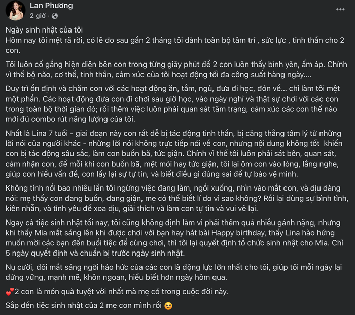 Sau ly hôn chồng Tây, Lan Phương lần đầu hé lộ “hạnh phúc mới” khiến nhiều người bất ngờ - Ảnh 2.