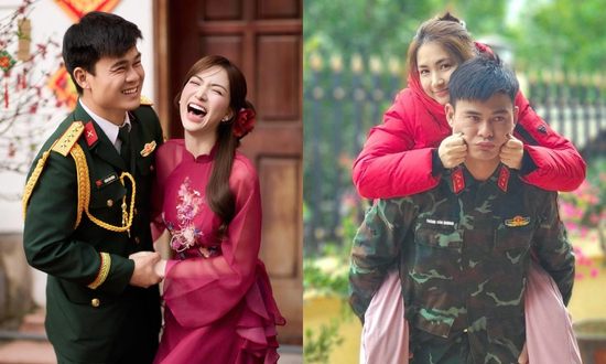 4 năm yêu kín tiếng của Hòa Minzy và bạn trai quân nhân