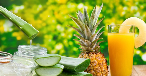 Cách làm sinh tố giảm cân từ nha đam