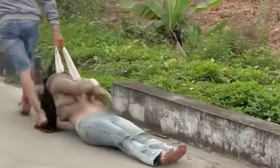 Công an Hải Phòng xác minh clip cô gái bị nam thanh niên kéo lê trên đường