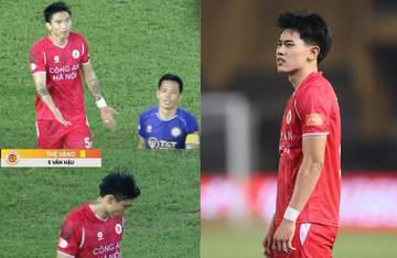Màn va chạm cực căng ở V.League: Đình Bắc nổi cáu, Văn Hậu 'đánh nguội' khiến Văn Quyết tức giận