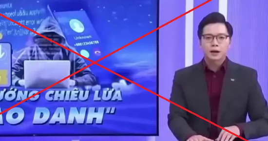 BTV Hoàng Dương của VTV bị giả mạo