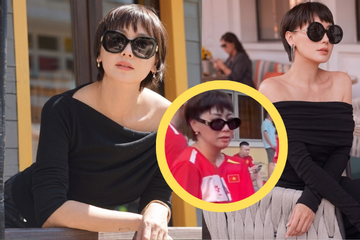 'Cam thường' bắt cận visual trẻ đẹp không tuổi của mẹ vợ hot nhất làng bóng đá khi cùng Doãn Hải My đi cổ vũ Văn Hậu