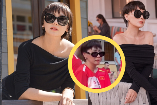 'Cam thường' bắt cận visual trẻ đẹp không tuổi của mẹ vợ hot nhất làng bóng đá khi cùng Doãn Hải My đi cổ vũ Văn Hậu