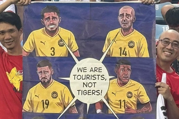 CĐV Việt Nam có hành động đặc biệt để chế nhạo tuyển Malaysia