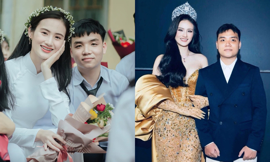 Mối tình 9 năm bền chặt của Hoa hậu Ý Nhi và bạn trai học cùng cấp 3