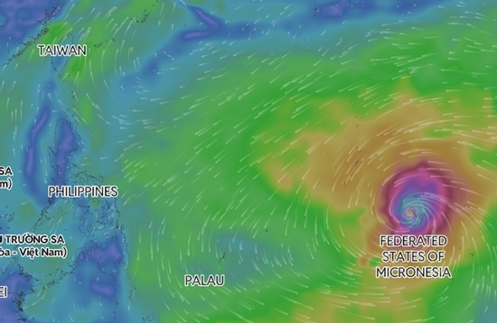 Bão Sinlaku sắp đạt cấp siêu bão ở Thái Bình Dương, diễn biến dị thường