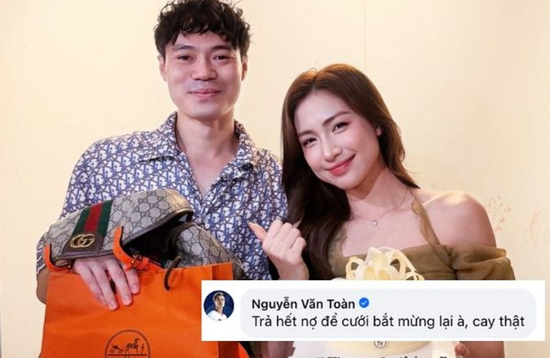 Hòa Minzy trả xong nợ Văn Toàn, còn tặng 2 chiếc túi hiệu, 'chủ tịch' vẫn 'cay' vì sắp tốn tiền mừng cưới