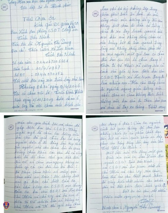 Lá thư viết tay đầy nước mắt gửi tới lực lượng CSGT - Ảnh 2.
