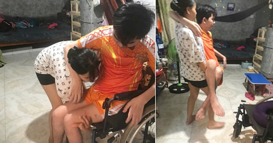 Mỗi sáng bế chồng liệt ra sân, 5 năm sau vợ trẻ ở An Giang nhận điều kỳ diệu