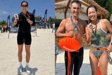 Ánh Viên gây 'chấn động' châu lục, vô địch bơi biển 10km, bơi khoẻ ngang VĐV nam giỏi nhất