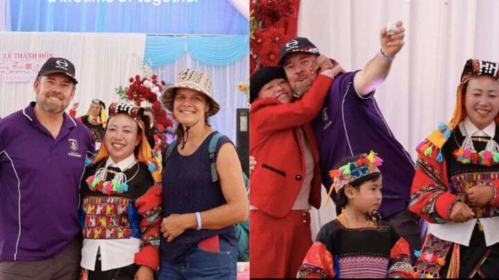 Xem xong clip, nhiều dân mạng lập tức muốn xách balo và đi lên Hà Giang ăn cưới. (Ảnh chụp màn hình)