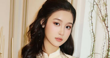 Sắc vóc đời thường gây chú ý của 'Hoa khôi nhí Tây Đô' ở tuổi 18