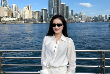 Hình ảnh mới nhất của Hoa hậu Ý Nhi ở Úc gây chú ý