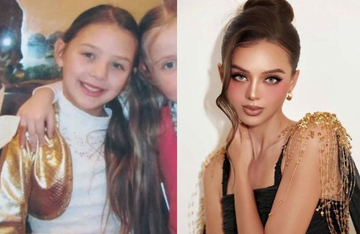 Bỏ quên sàn catwalk để làm mẹ bỉm, nhan sắc vợ mẫu Tây của Bùi Tiến Dũng thời thơ ấu gây sốt