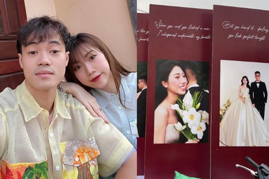 Nhà Văn Toàn dựng rạp cưới linh đình, cô dâu là 'em gái hot nhất làng bóng đá'