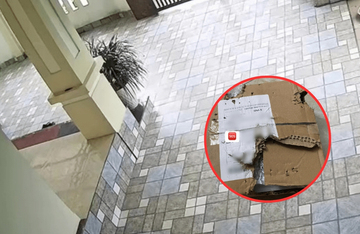 Shipper khẳng định đã giao hàng nhưng chủ nhà tìm mãi không thấy: Giật mình đoạn camera an ninh