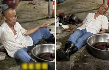 Ông chủ quán lẩu gà 