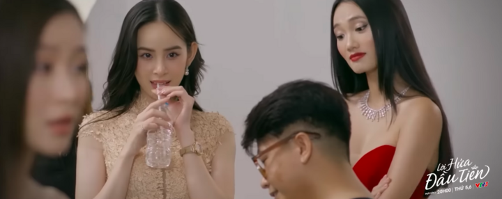 Hương Liên gây chú ý khi xuất hiện trong phim giờ vàng