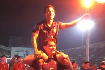 Tuyển Thái Lan đối diện án phạt nặng vì màn ăn mừng 'nhạy cảm'