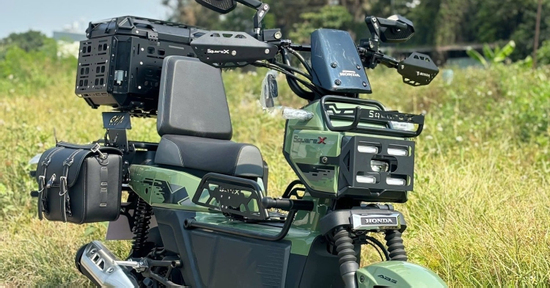 Xe tay ga Honda Square X125 thiết kế dị kiểu hộp vuông, giá đắt gần 100 triệu