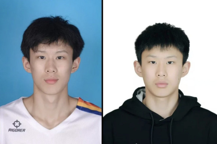 Bê bối thể thao trẻ Trung Quốc: Bóng đá dàn xếp tỉ số, bóng rổ gian lận tuổi插图1 Ngoại hình giống nhau đến khó tin của Li Yize (trái) và Zhang Hanbo. (Nguồn: SCMP)