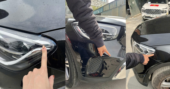 Giám định lại Mercedes-Benz GLC 200 bị cào xước, thiệt hại tăng lên 83,5 triệu