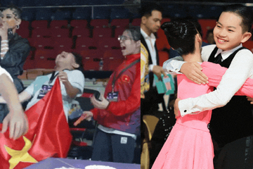 Quý tử nhà Khánh Thi - Phan Hiển 'run như cầy sấy' trước khi ra sàn diễn vẫn giành 2 HCV rạng danh Việt Nam